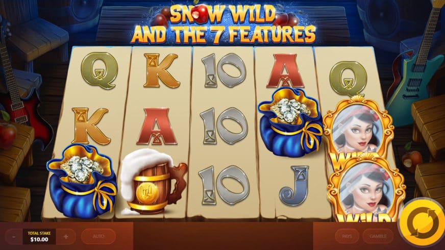 Snow Wild And The 7Features slot screen 1