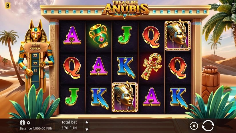 Treasure of Anubis slot screen 2