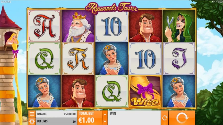 Rapunzel’s Tower slot screen 1
