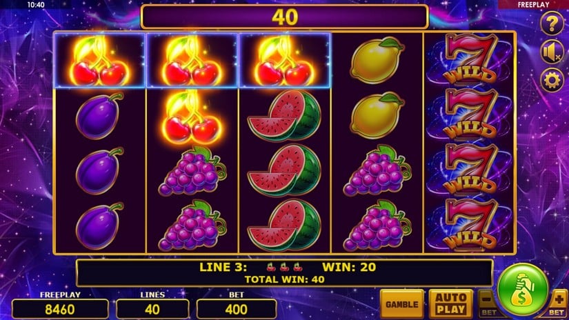 Fiery Fruits slot screen 3