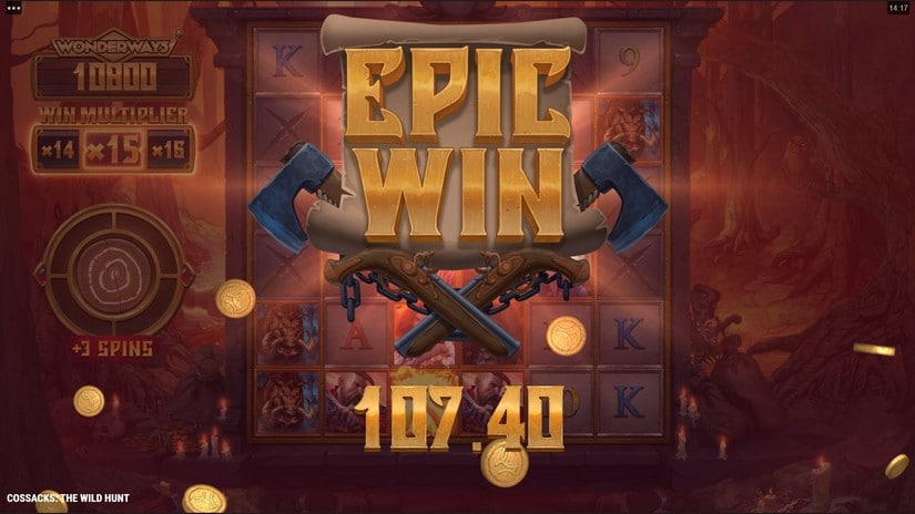 Cossacks the Wild Hunt slot screen 7