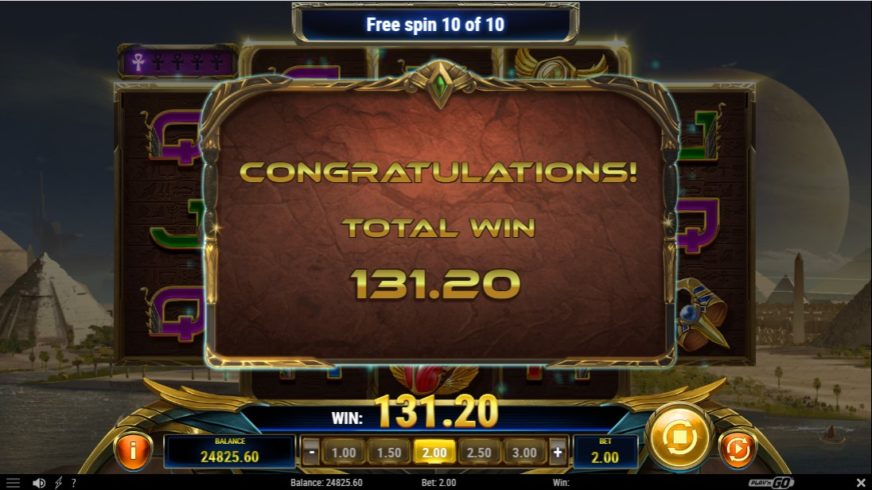 Ankh of Anubis slot screen 5