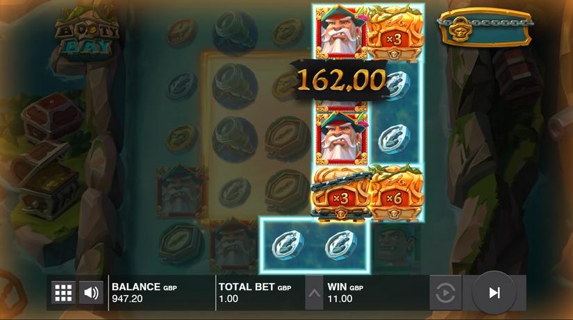 Booty Bay slot screen 6