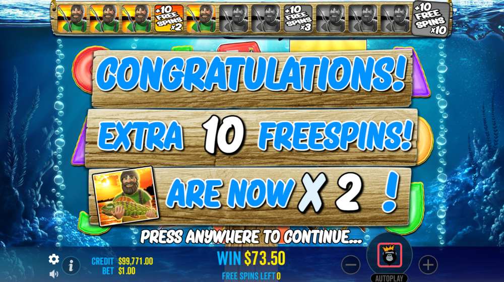 Big Bass Bonanza online slot features