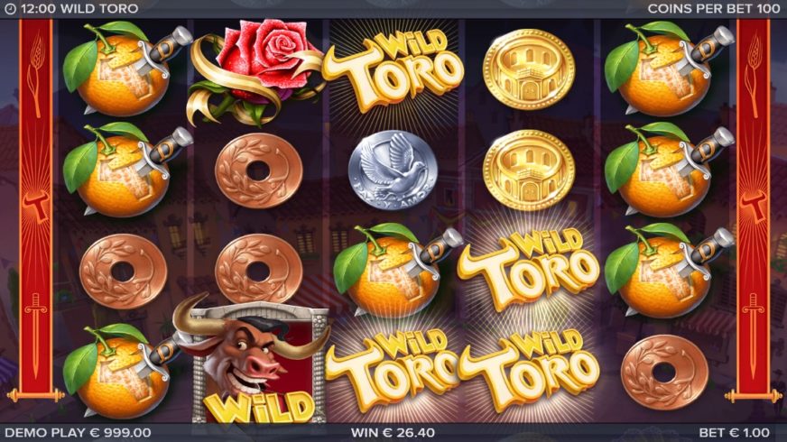 Wild Toro slot screen 4