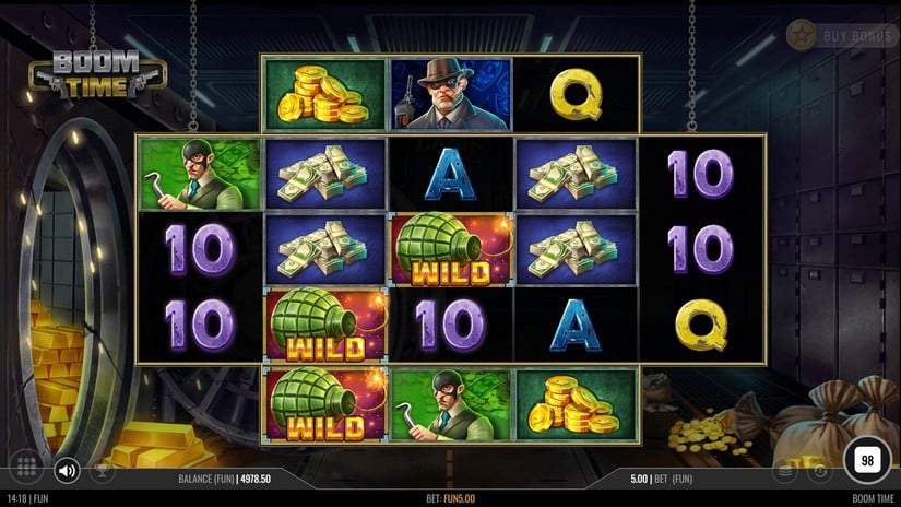 Boom Time slot screen 4