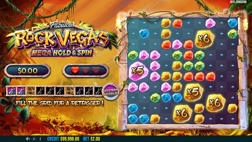 Rock Vegas slot screen 5