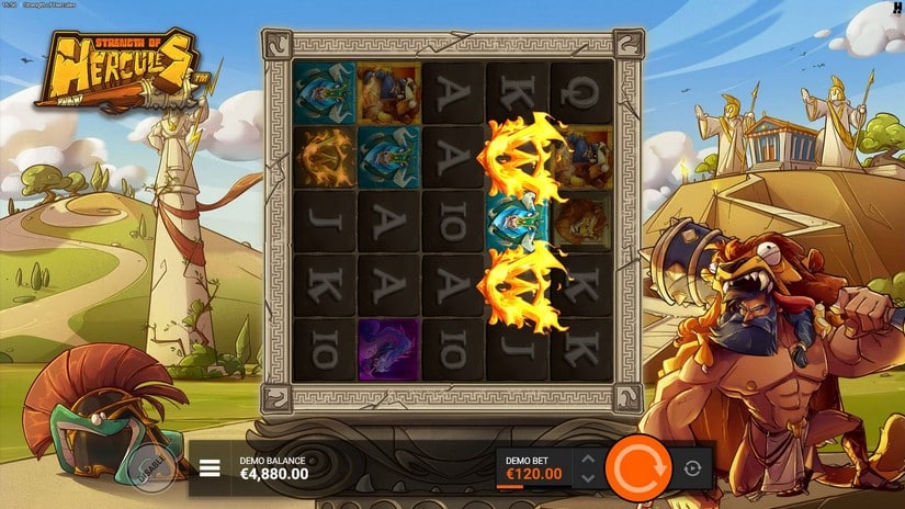 Strength of Hercule slot screen 3