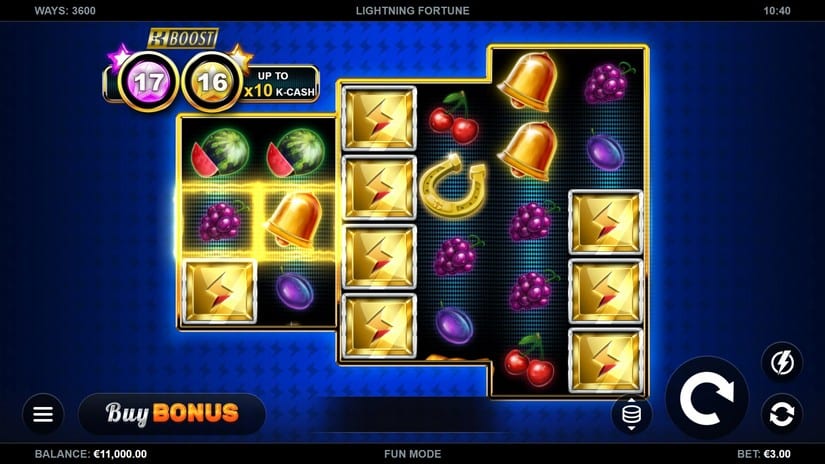 Lightning Fortune slot screen 1
