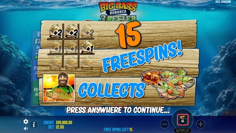 Big Bass Bonanza 3 Reeler slot screen 3