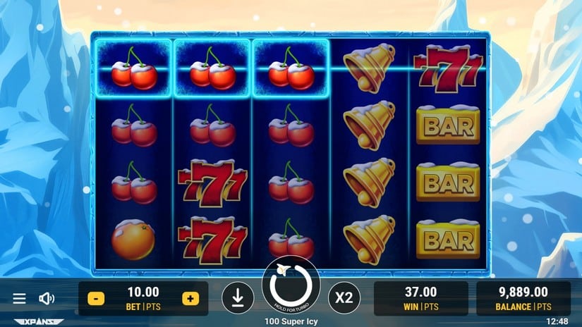 100 Super Icy slot screen 2