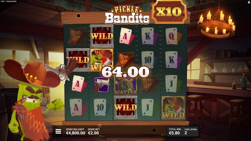 Pickle Bandits slot screen 5