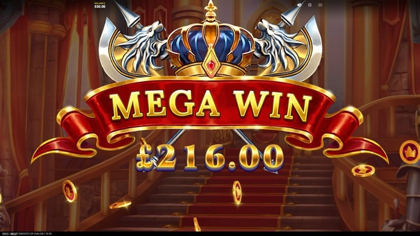 Knights of Avalon slot screen 4