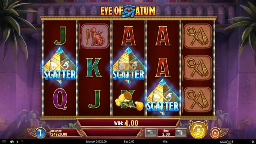 Eye of Atum slot screen 4