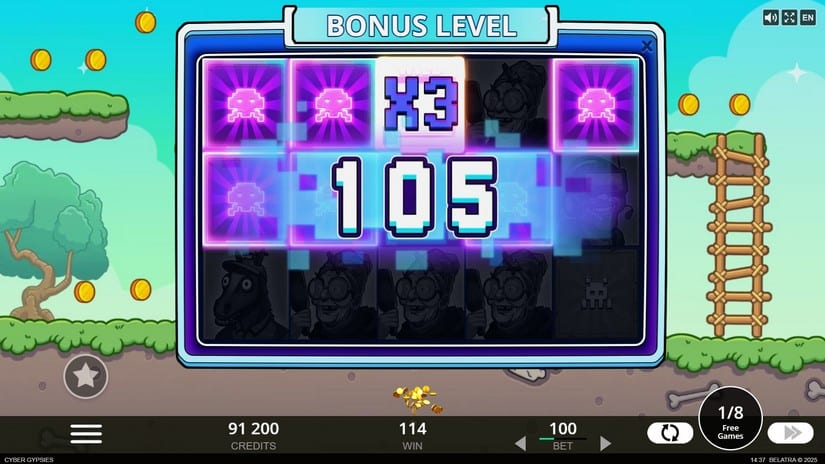 Cyber Gypsies slot screen 5