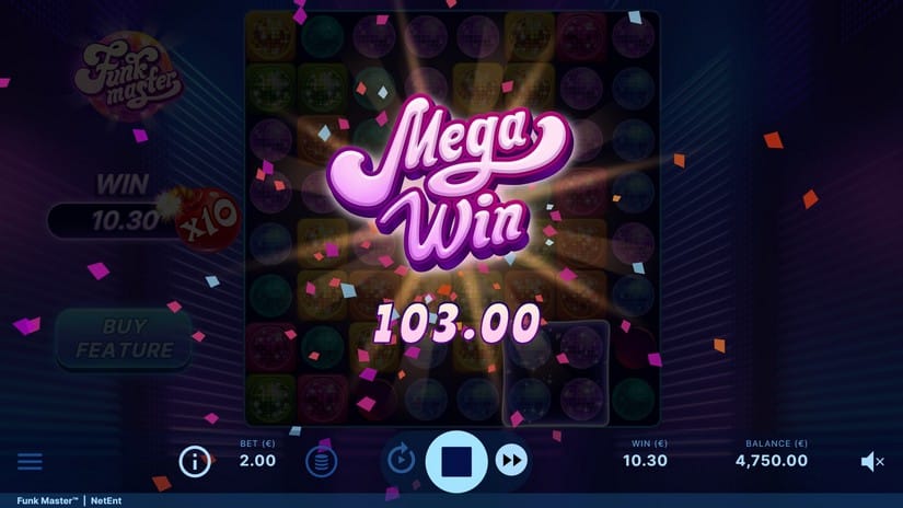 Funk Master slot screen 4