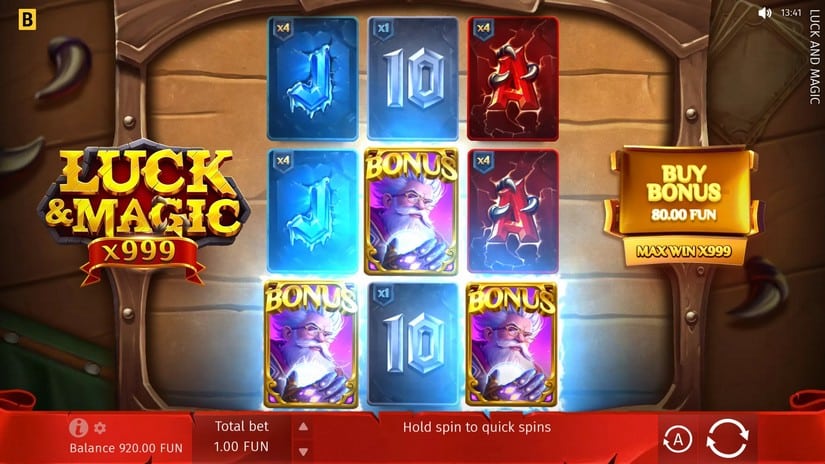 Luck & Magic slot screen 2