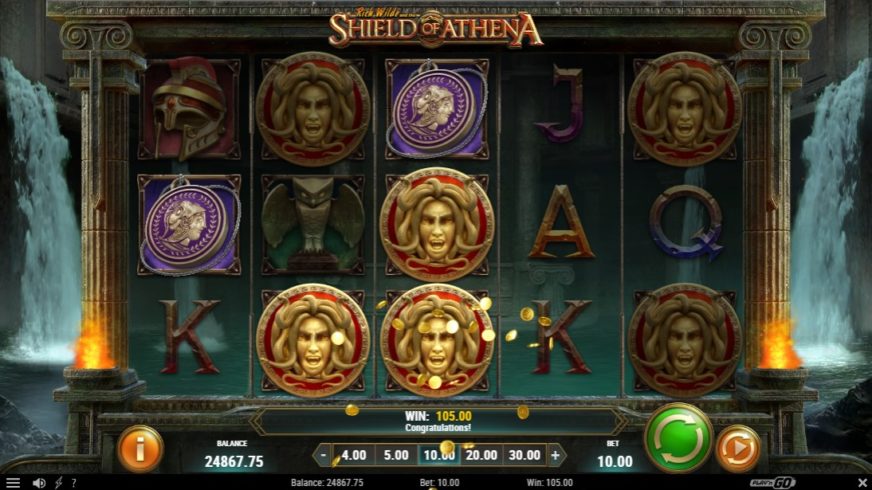 Rich Wilde and the Shield of Athena slot screen 2