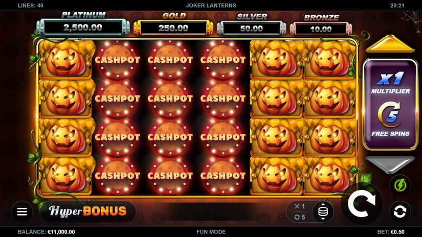 Joker Lanterns slot screen 5
