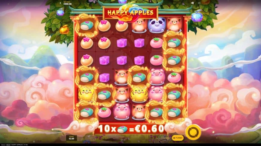 Happy Apples slot screen 2