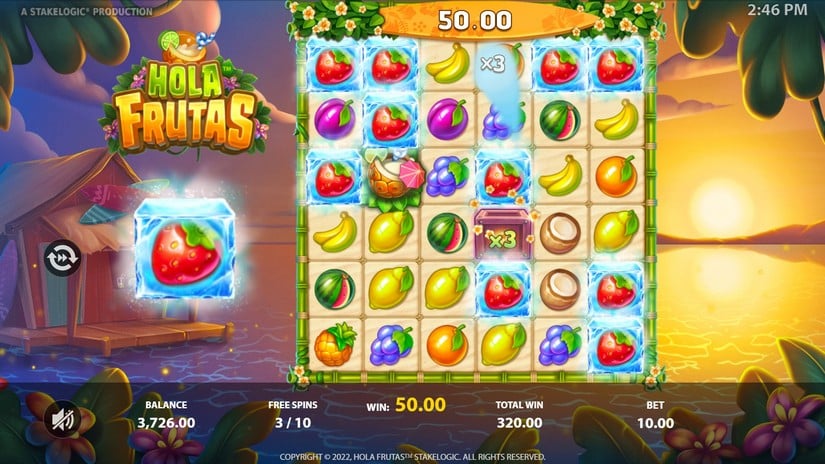 Hola Frutas slot screen 5