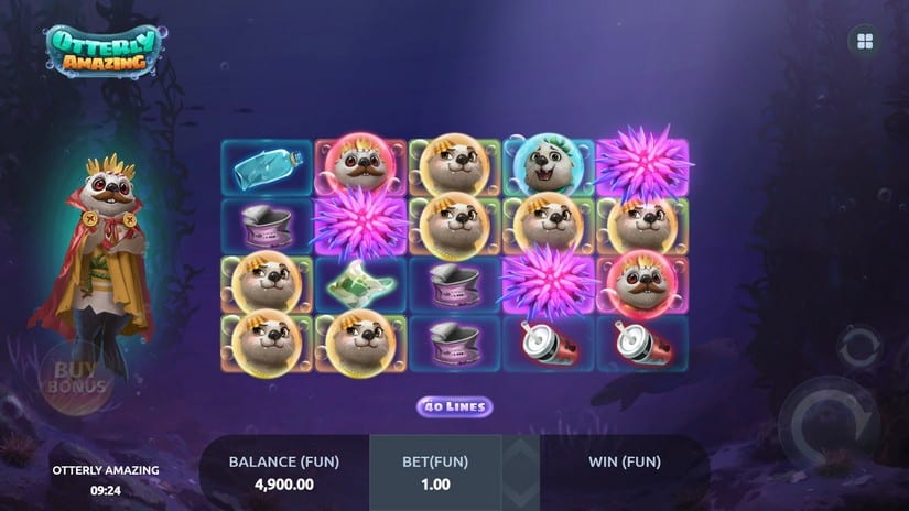 Otterly Amazing slot screen 3