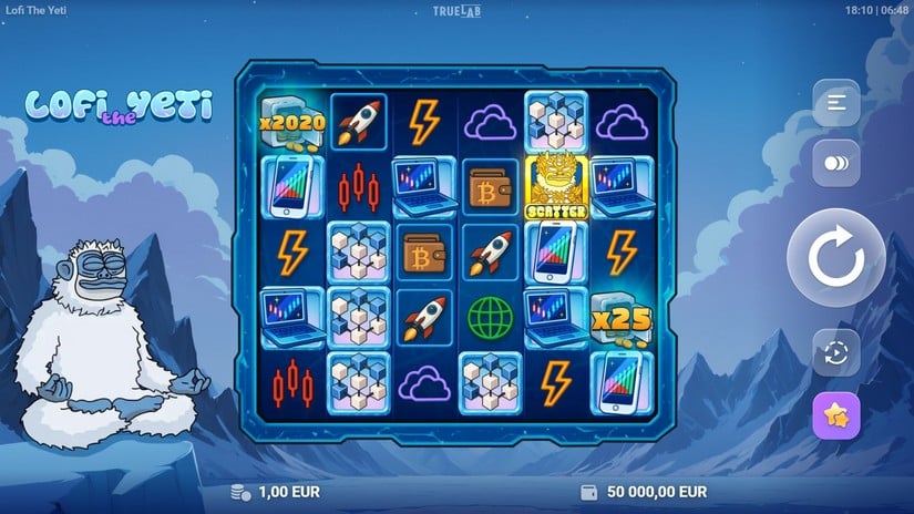 Lofi The Yeti slot screen 1