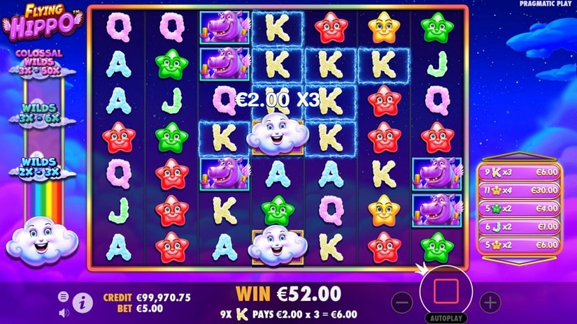 Flying Hippo slot screen 4