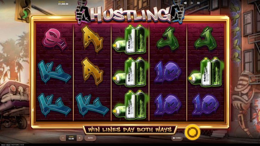 Hustling slot screen 1
