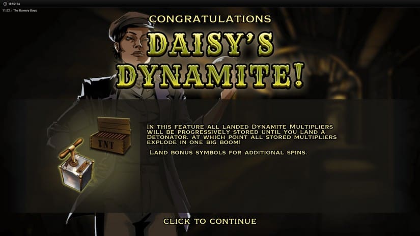 The Bowery Boys slot screen 4