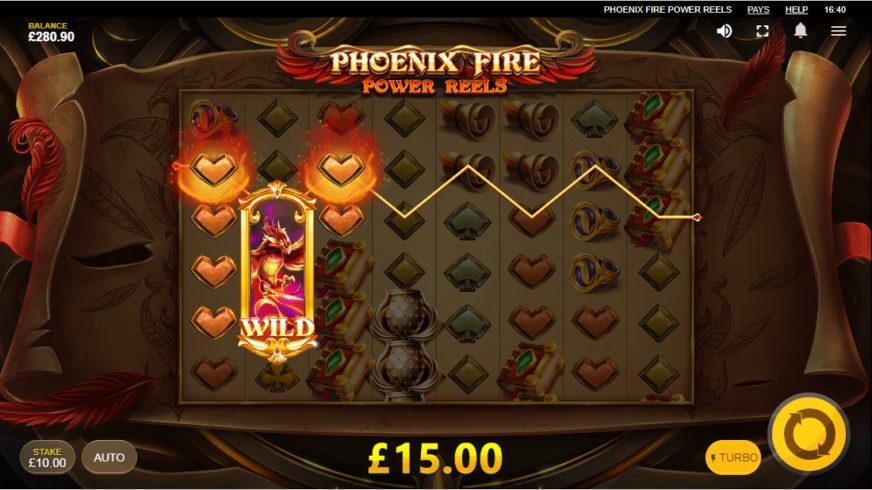 Phoenix Fire Power Reels slot screen 5