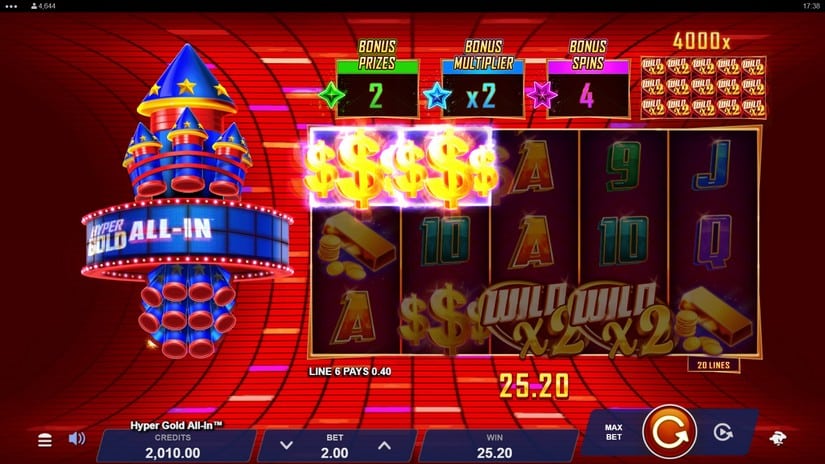 Hyper Gold All In slot screen 2