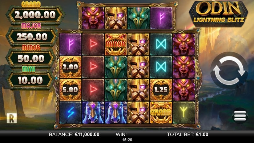 Odin Lightning Blitz slot screen 1