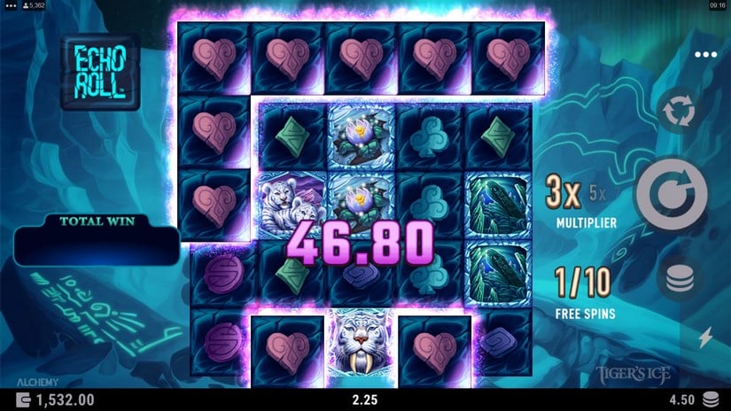 Tiger’s Ice slot screen 5