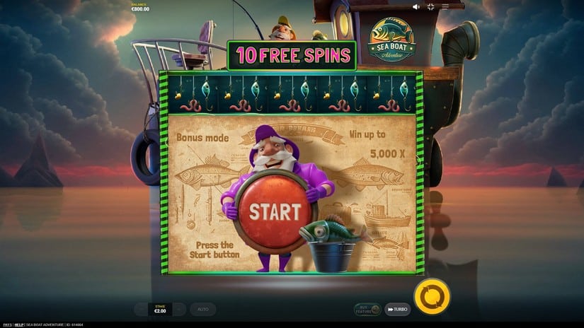 Sea Boat Adventure slot screen 3
