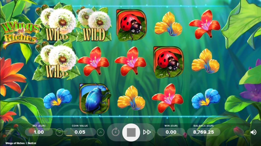 Wings of Riches slot screen 2