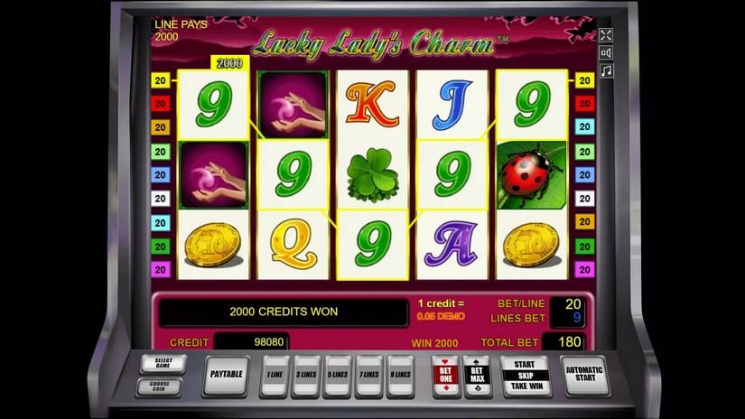 Lucky Lady’s Charm slot screen 3