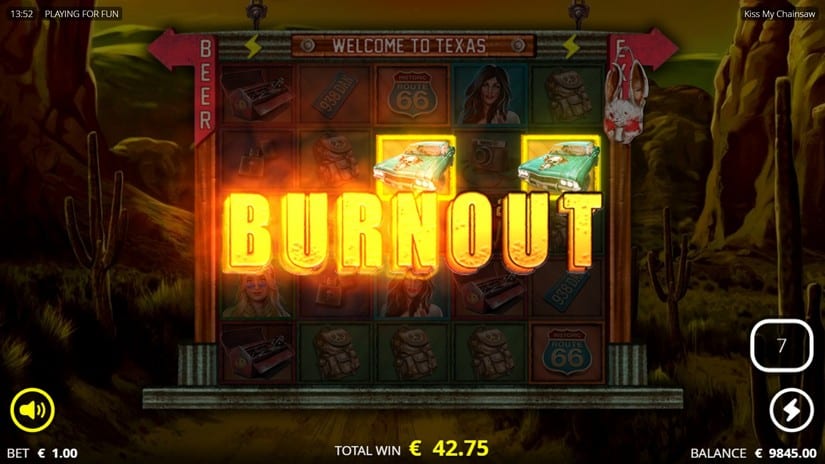 Kiss My Chainsaw slot screen 6