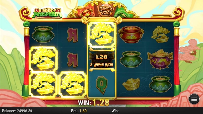 Rings of Prosperity slot screen 1