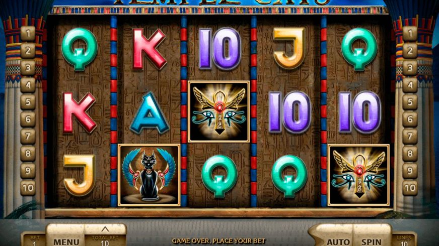 Temple Cats slot screen 1