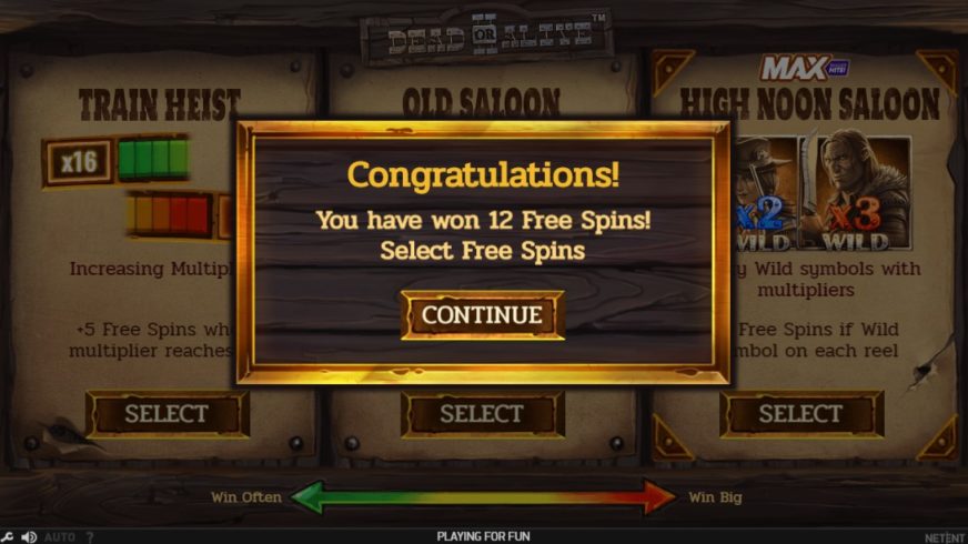 Dead or Alive 2 slot screen 4