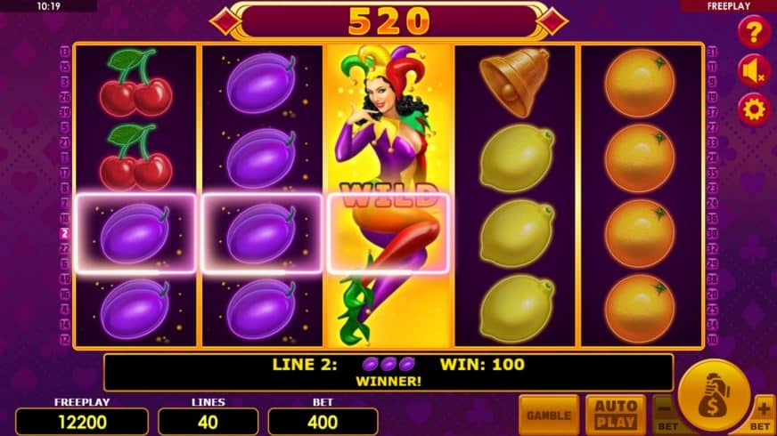 Lucky Joker 40 slot screen 3