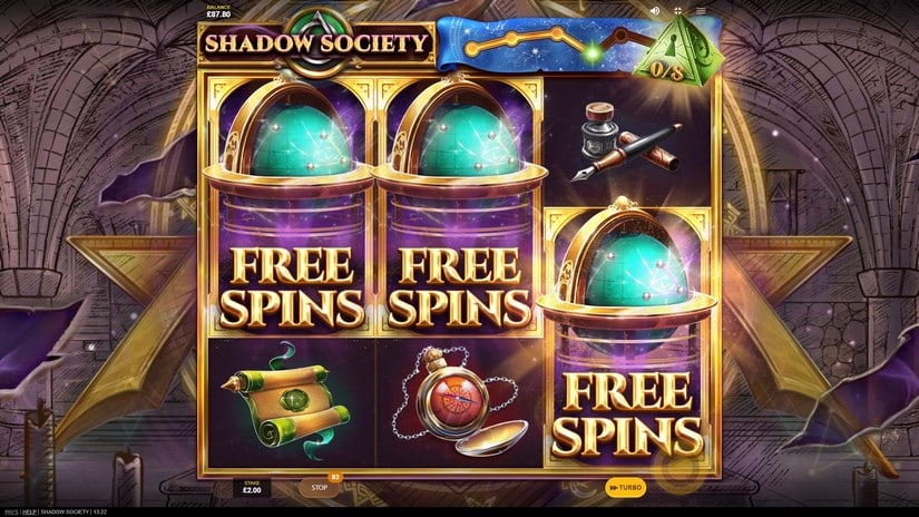Shadow Society slot screen 7