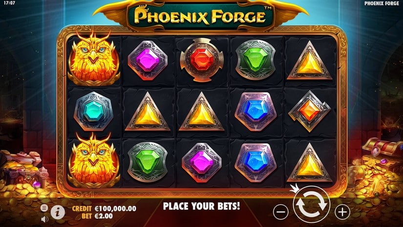 Phoenix Forge slot screen 1