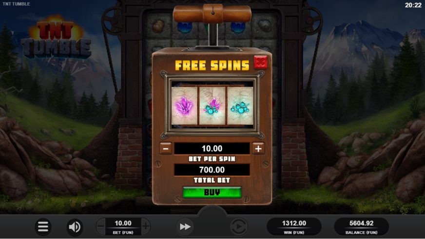 TNT Tumble slot screen 4