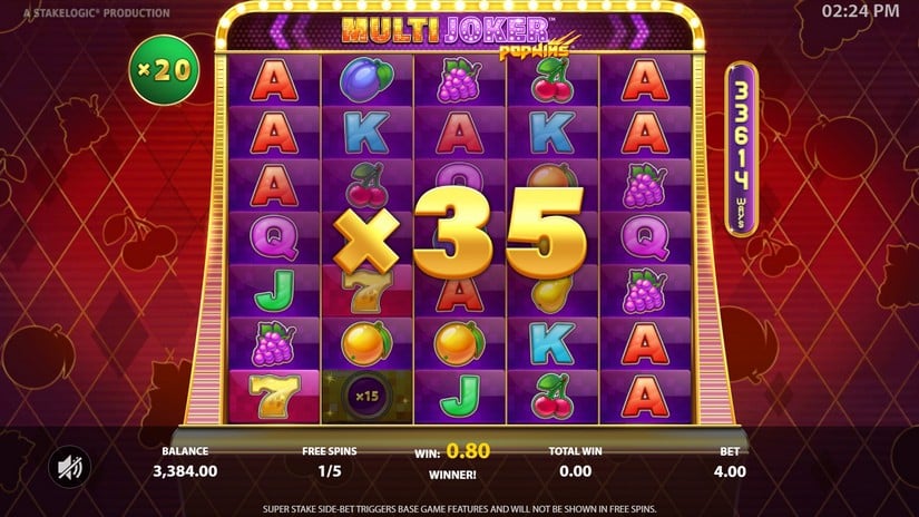 Multi Joker PopWins slot screen 5