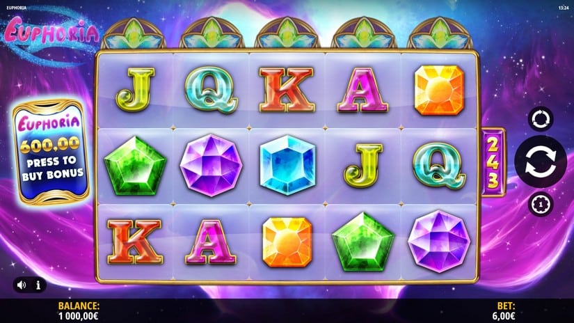Euphoria slot screen 1