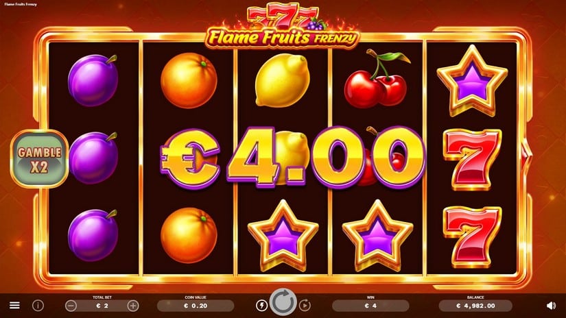 Flame Fruits Frenzy slot screen 3