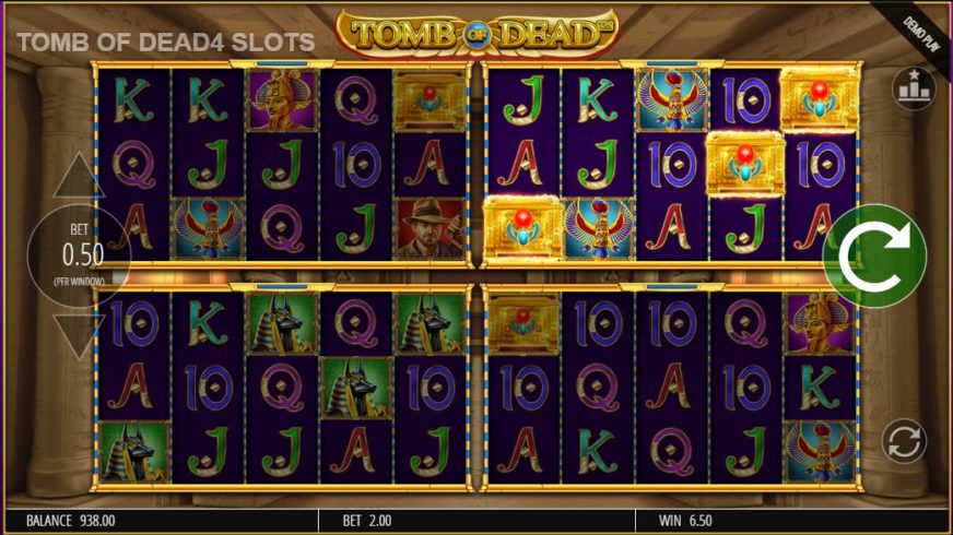 Tomb of Dead Power 4 Slots slot screen 2