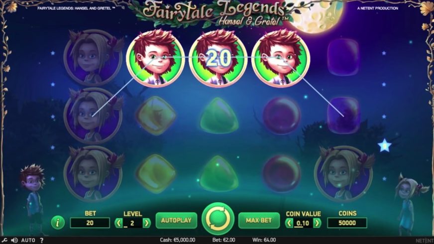 Fairytale Legends: Hansel & Gretel slot screen 2